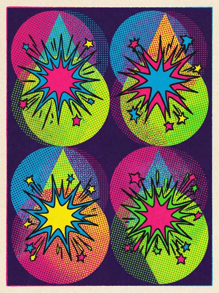 ag百家乐 - 波普艺术抽象几何色彩作品