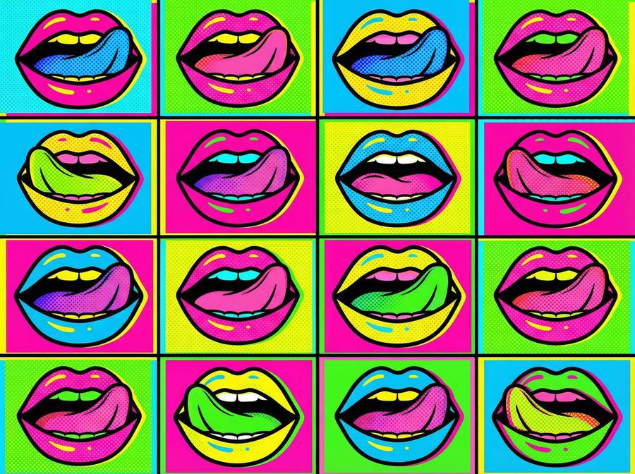 ag百家乐 - 波普艺术唇部色彩创作